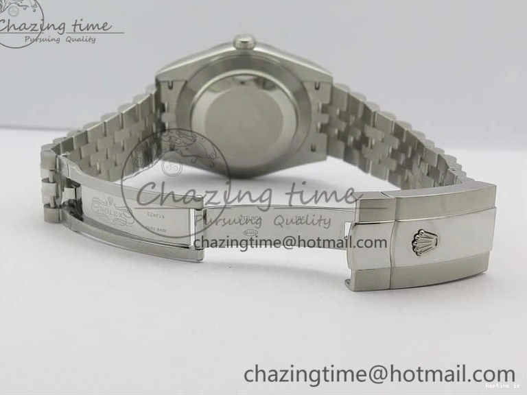 1219 DateJust 41mm 126334 SS BP Maker 1:1 Best Edition New Version Gray Roman Dial on Jubilee Bracelet Reliable 3035